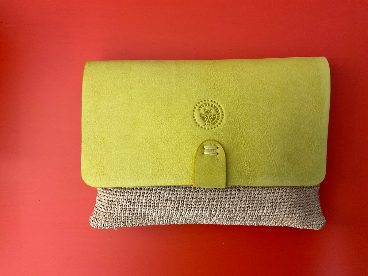 Tasche Raffia Clutch
